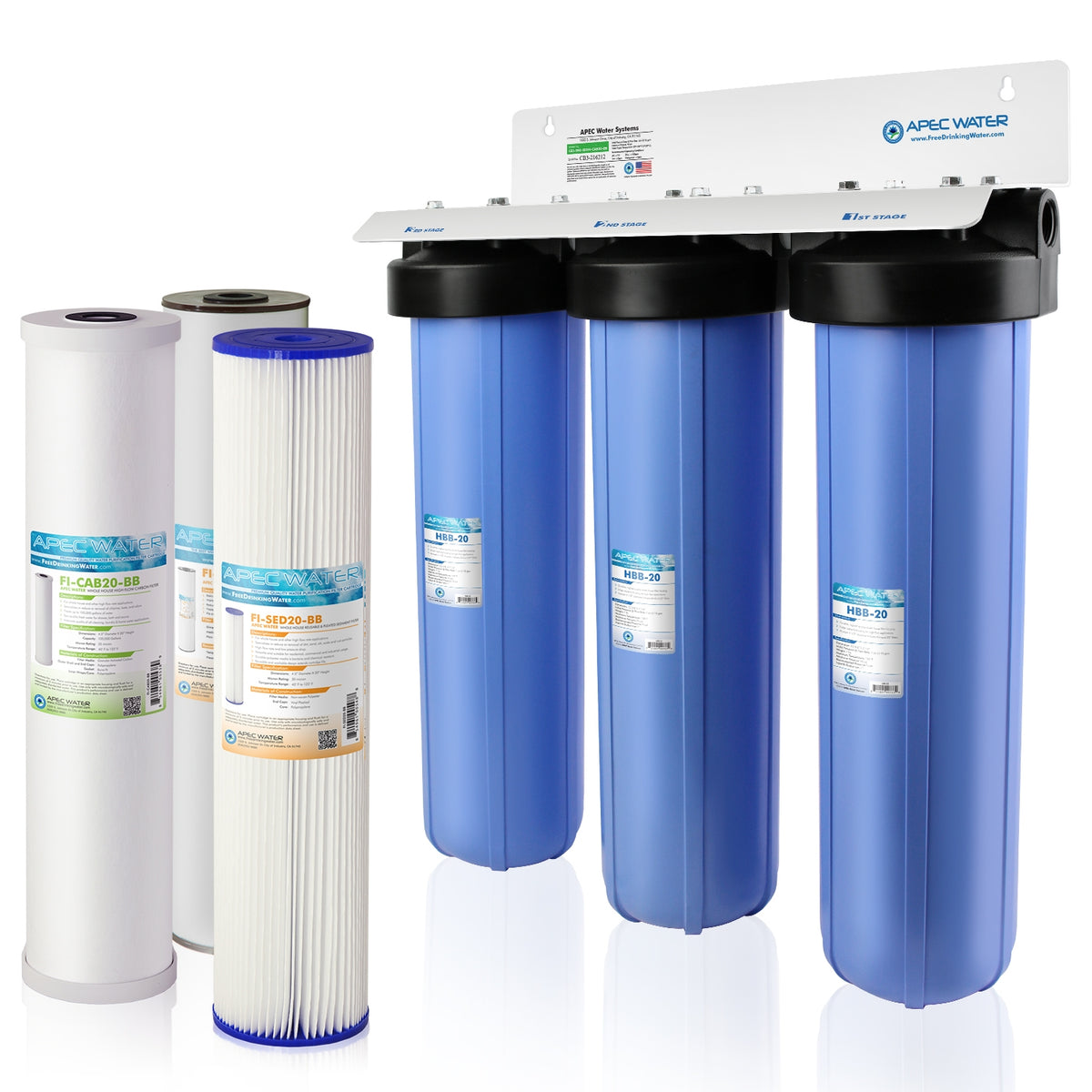 Sediment Iron Carbon Combo Filter for Water Filtration