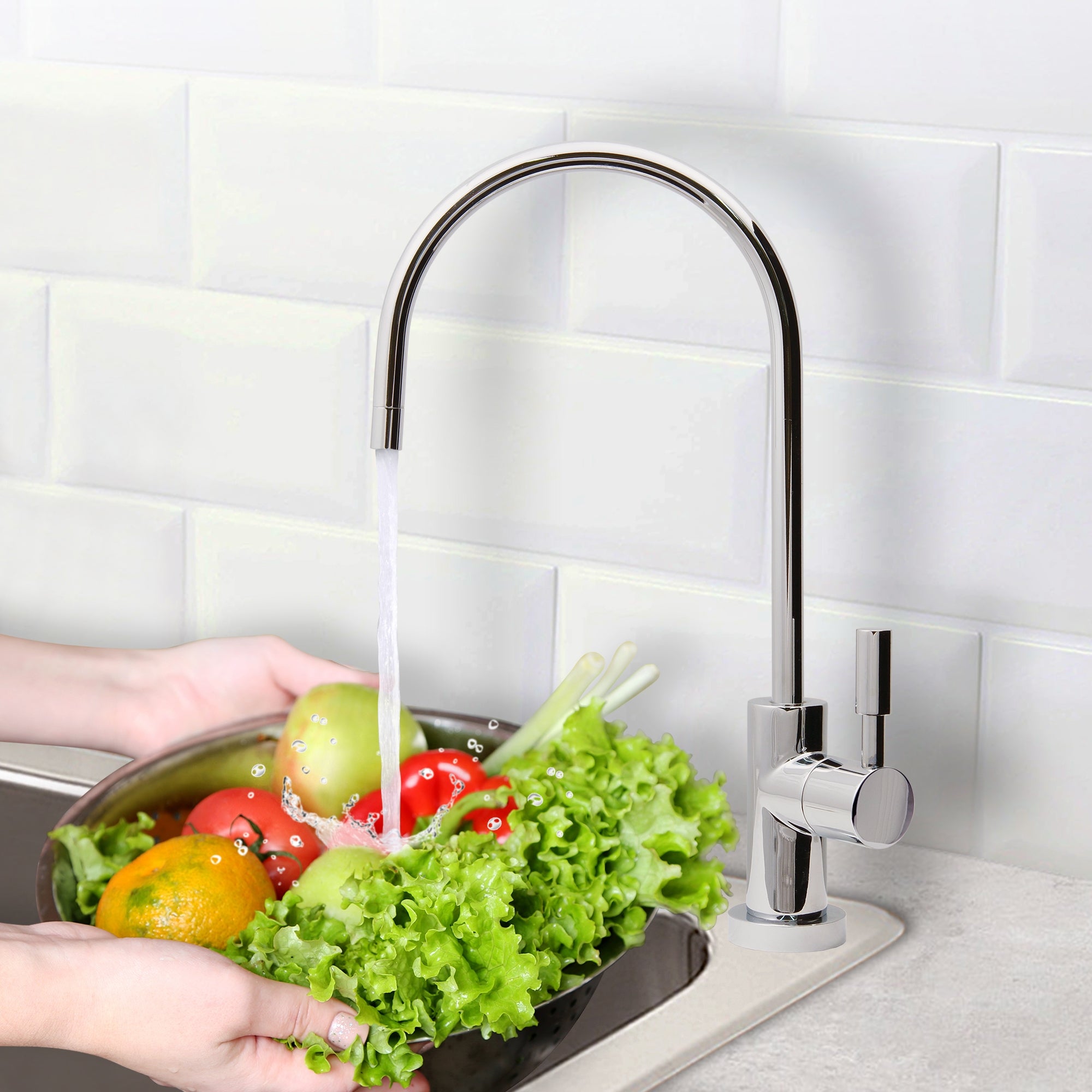 APEC Ceramic Disc Luxury Designer Reverse Osmosis Faucet - Chrome Bright, Lead-Free