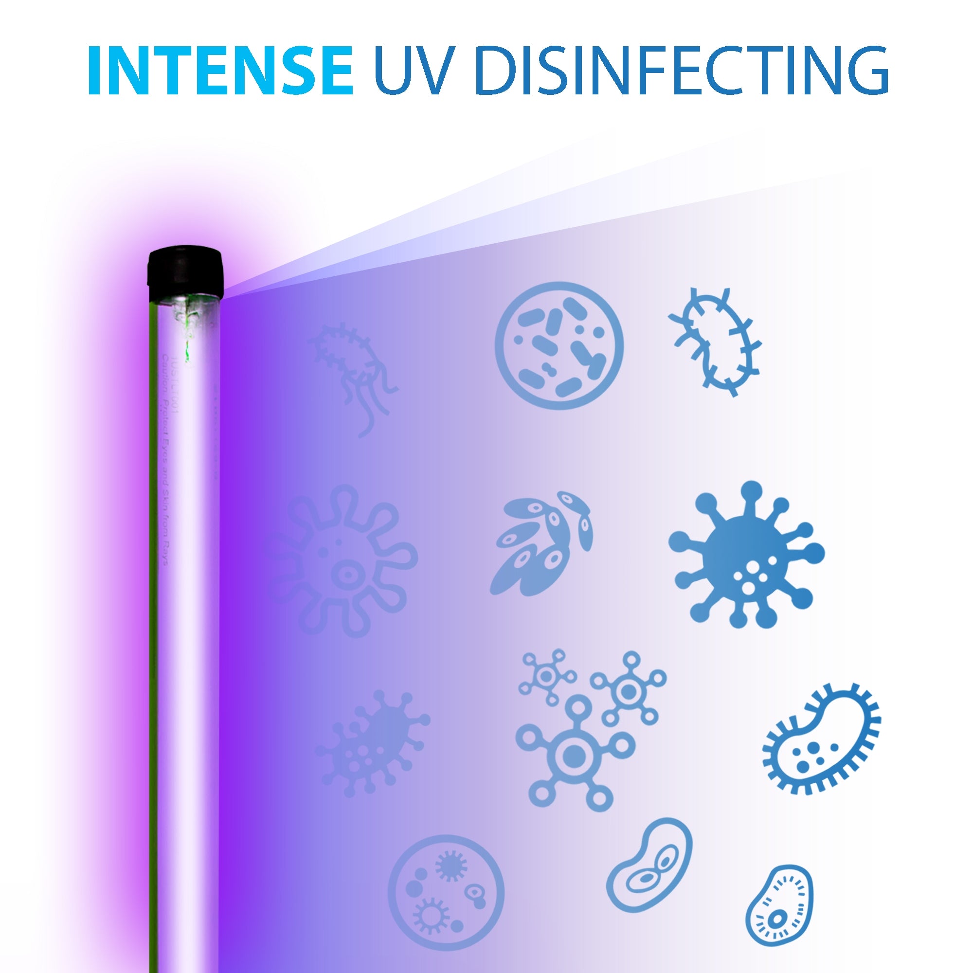 APEC Intense Ultra-Violet Disinfecting 10 Inch Water Filter Upgrade Kit - 3/8" Quick Connect