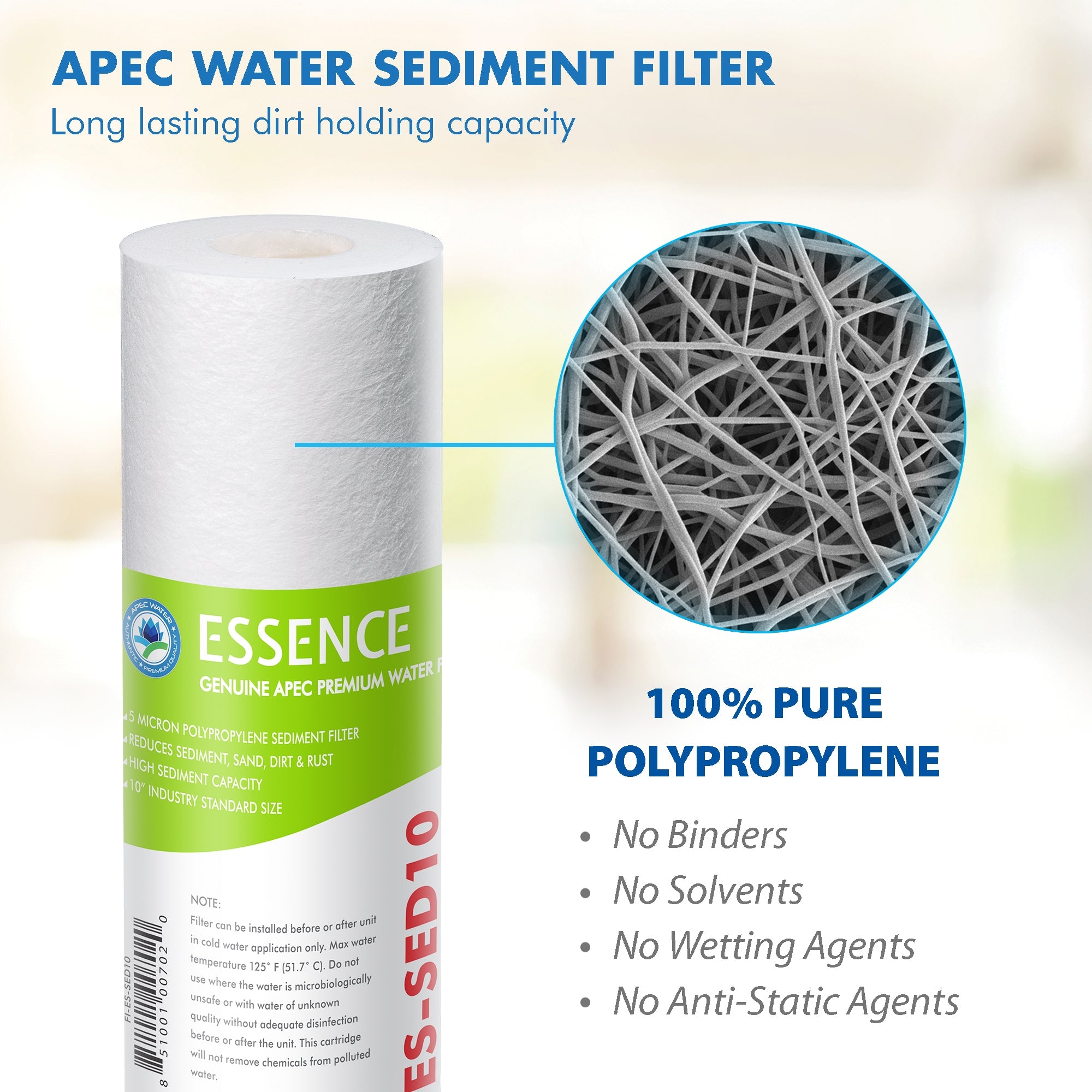 APEC RO Replacement Filters Bundle of 2 Essence Pre-Stage Replacement Filter Set