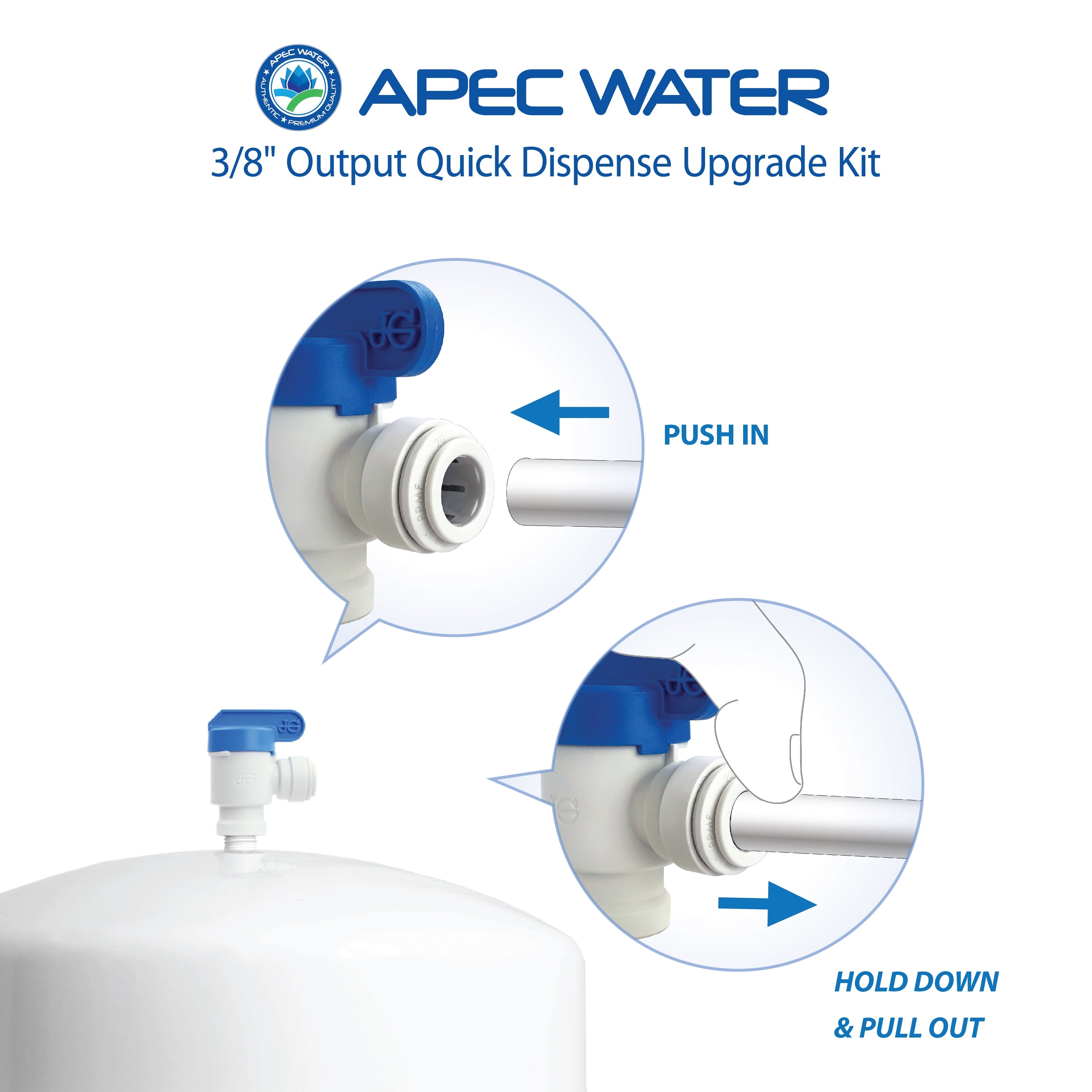 3/8" Output Kit for R.O. System