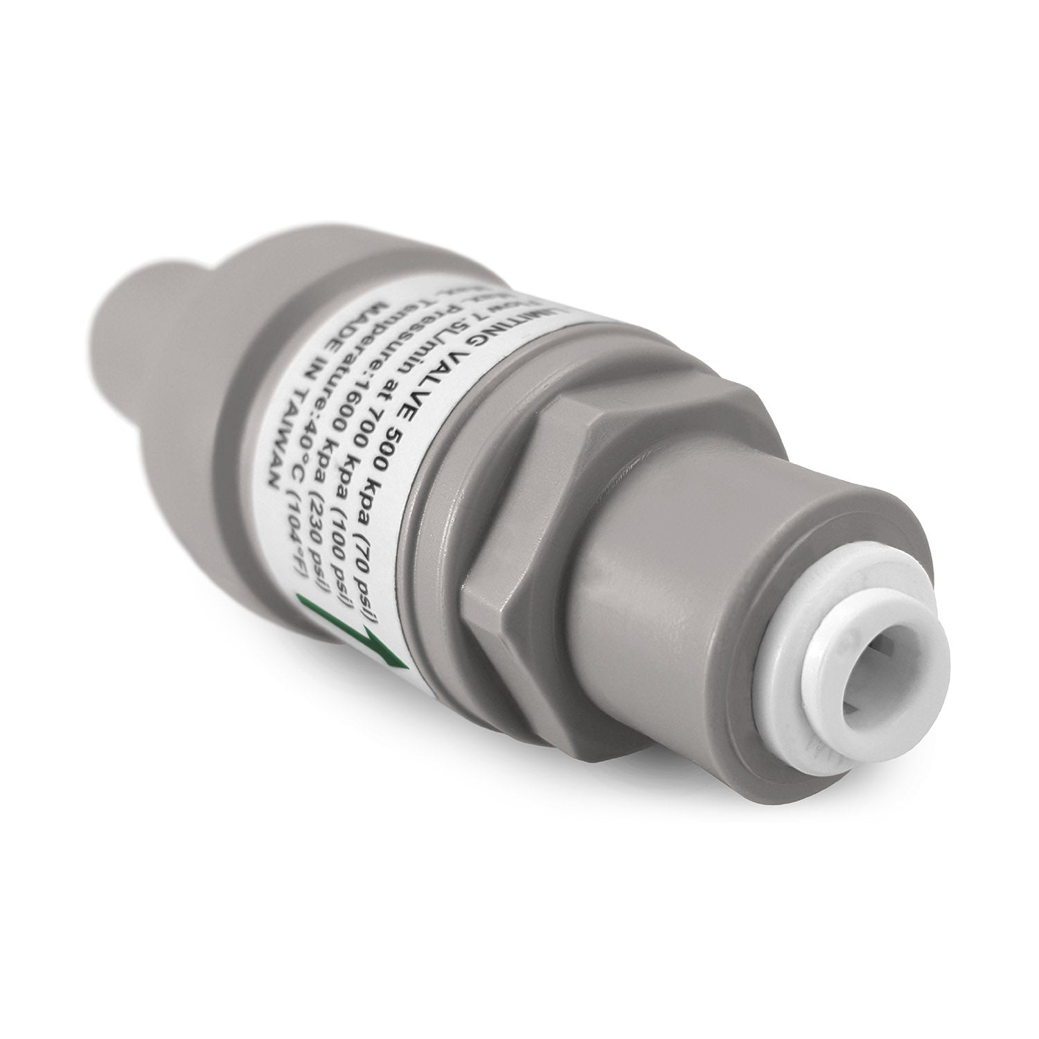 Water Pressure Reducer Protection Valve for RO Reverse Osmosis and Filter Units, 70 psi