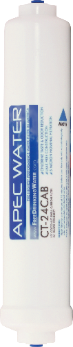 APEC ULTIMATE Inline Carbon Pre-filter 10 Inch, with 1/4" Quick-Connect