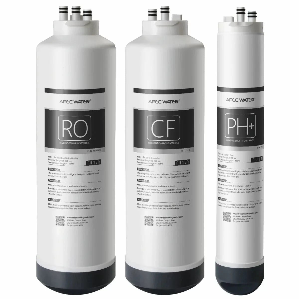 rorop② APEC Complete Filter Set for ROTL-600PH Tankless RO