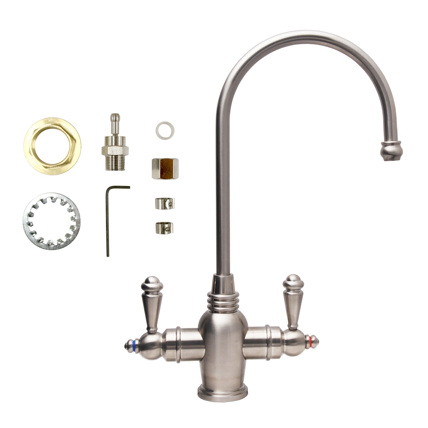 ARLINGTON Hot and Cold Water Reverse Osmosis Faucet - Brushed Nickel, Lead-Free