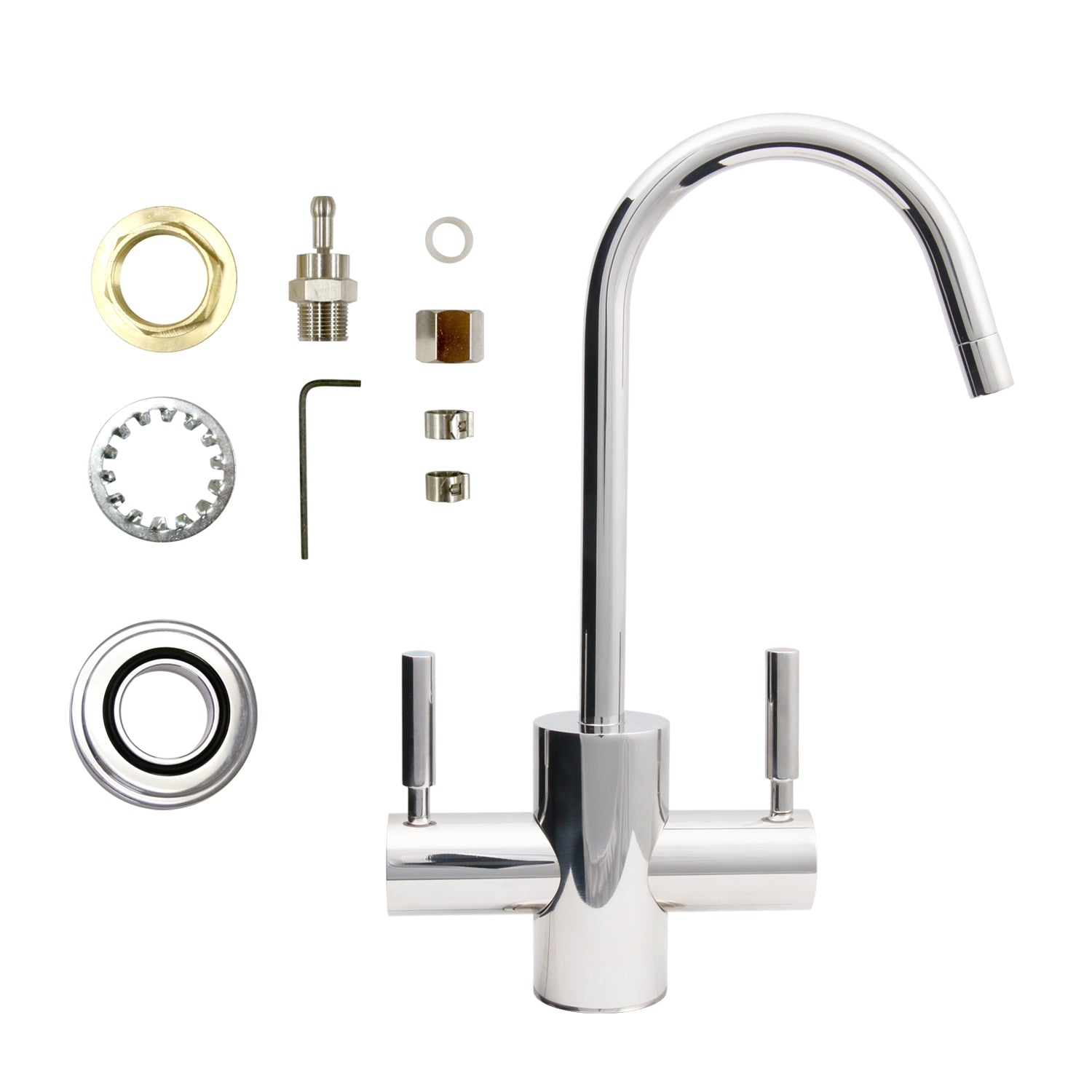 WESTBROOK Hot and Cold Water Reverse Osmosis Faucet - Chrome, Lead-Free