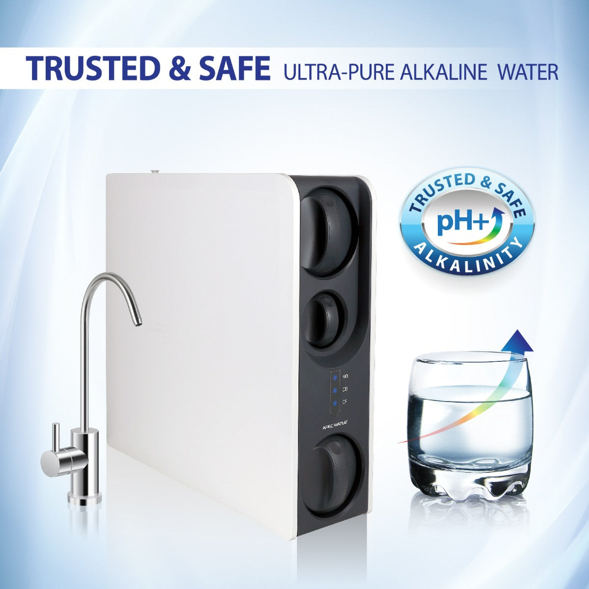 ROTL-600-PH - 3 Stages Premium Tankless pH Plus Reverse Osmosis Water Systems