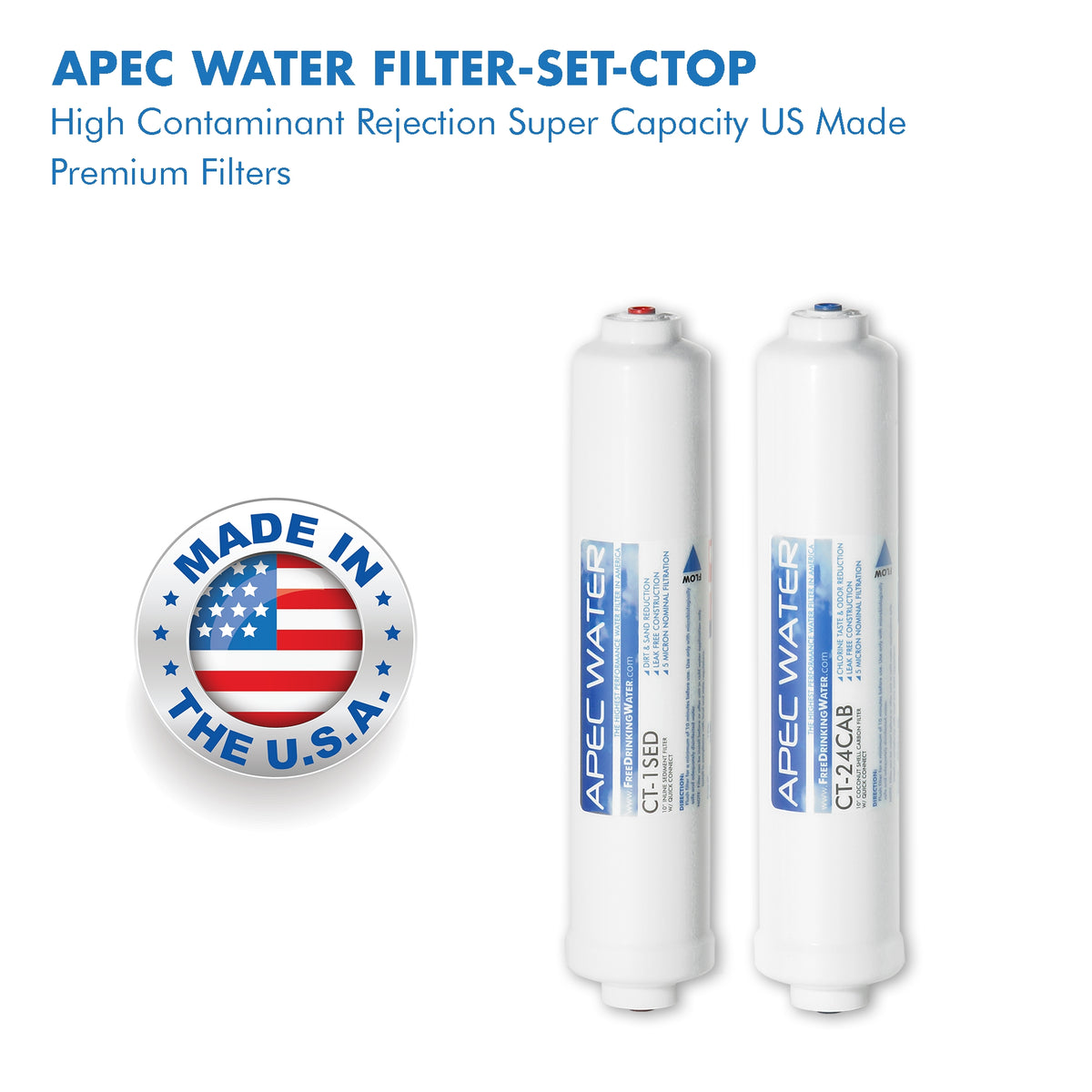 Pre-Filter Set for Ultimate RO-CTOP Countertop Systems