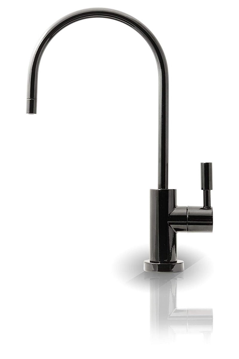 Ceramic Disc Luxury Designer Faucet in Gloss Black Finish