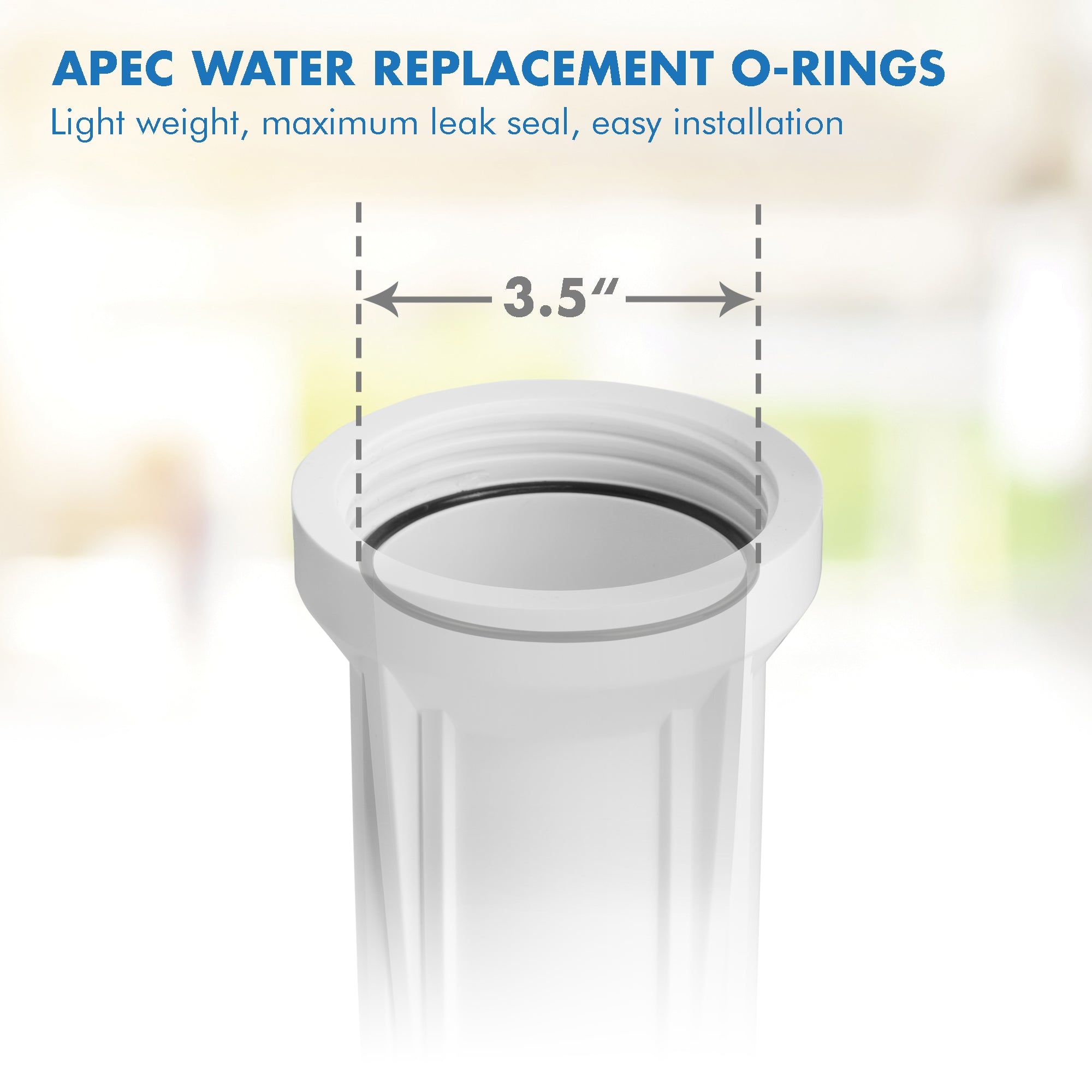 O-Ring Set for 10'' APEC RO Filter Housings (Set of 3)