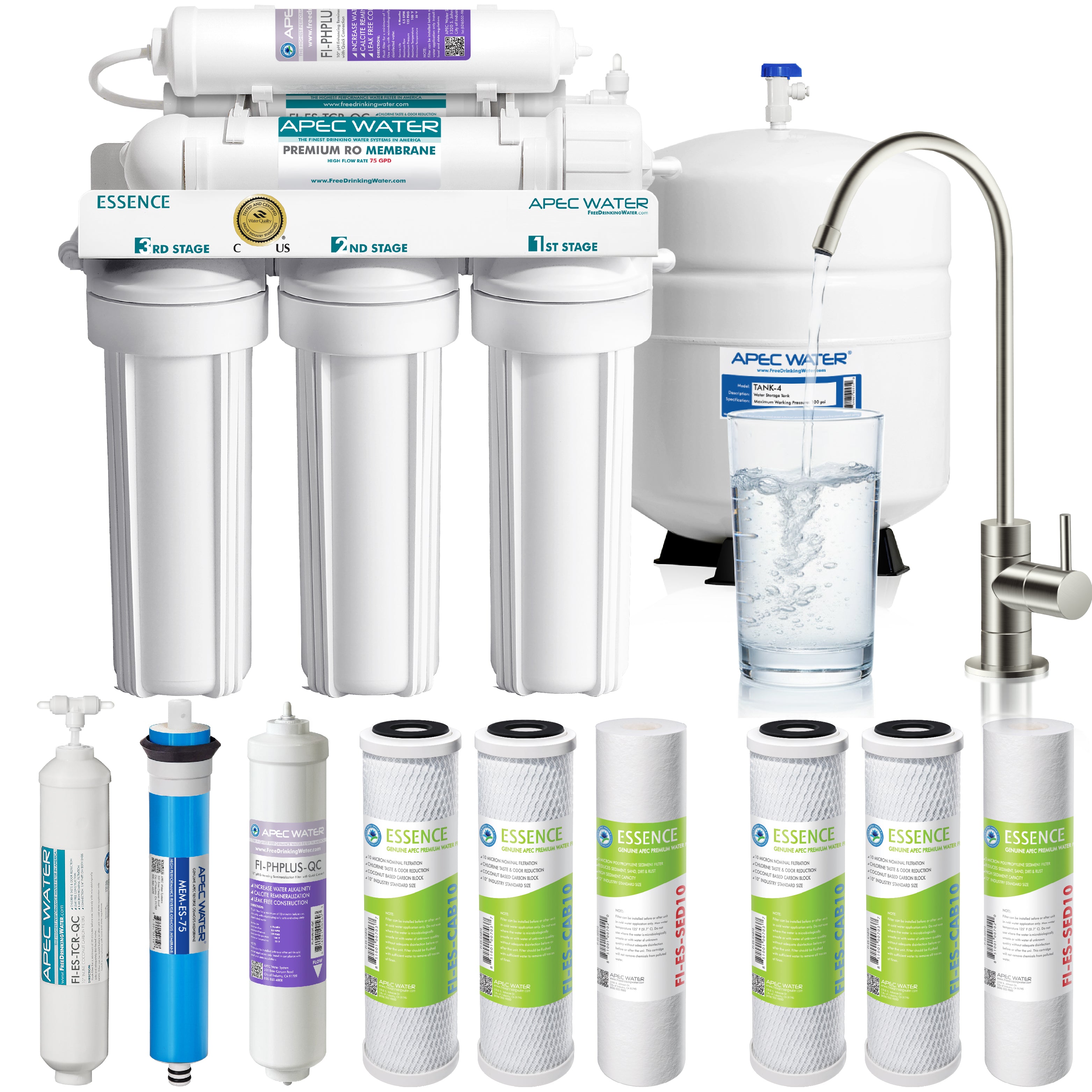 APEC Water Essence Reverse Osmosis Water Filter System
