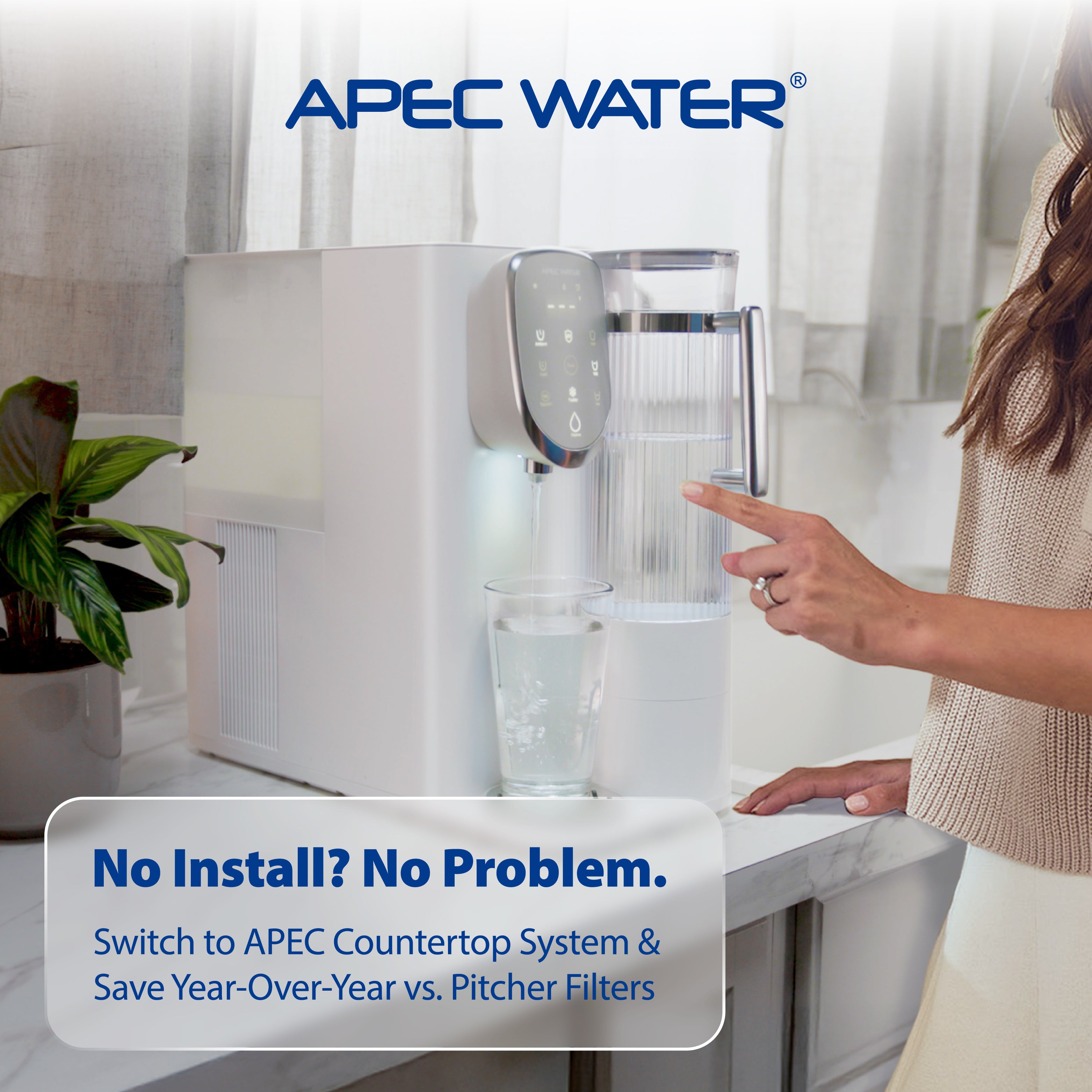 APEC 75 GPD UV 6-Stage Reverse Osmosis System