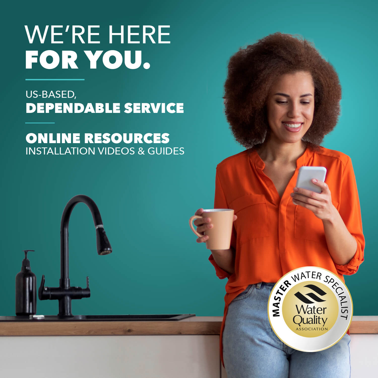 CuZn UC-100 Series Under Counter Water Filters - Ultra High Capacity