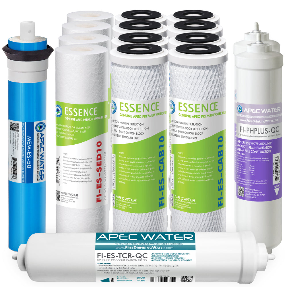 RO 2 Year Replacement Filter Set for ROES-PH75 RO Systems