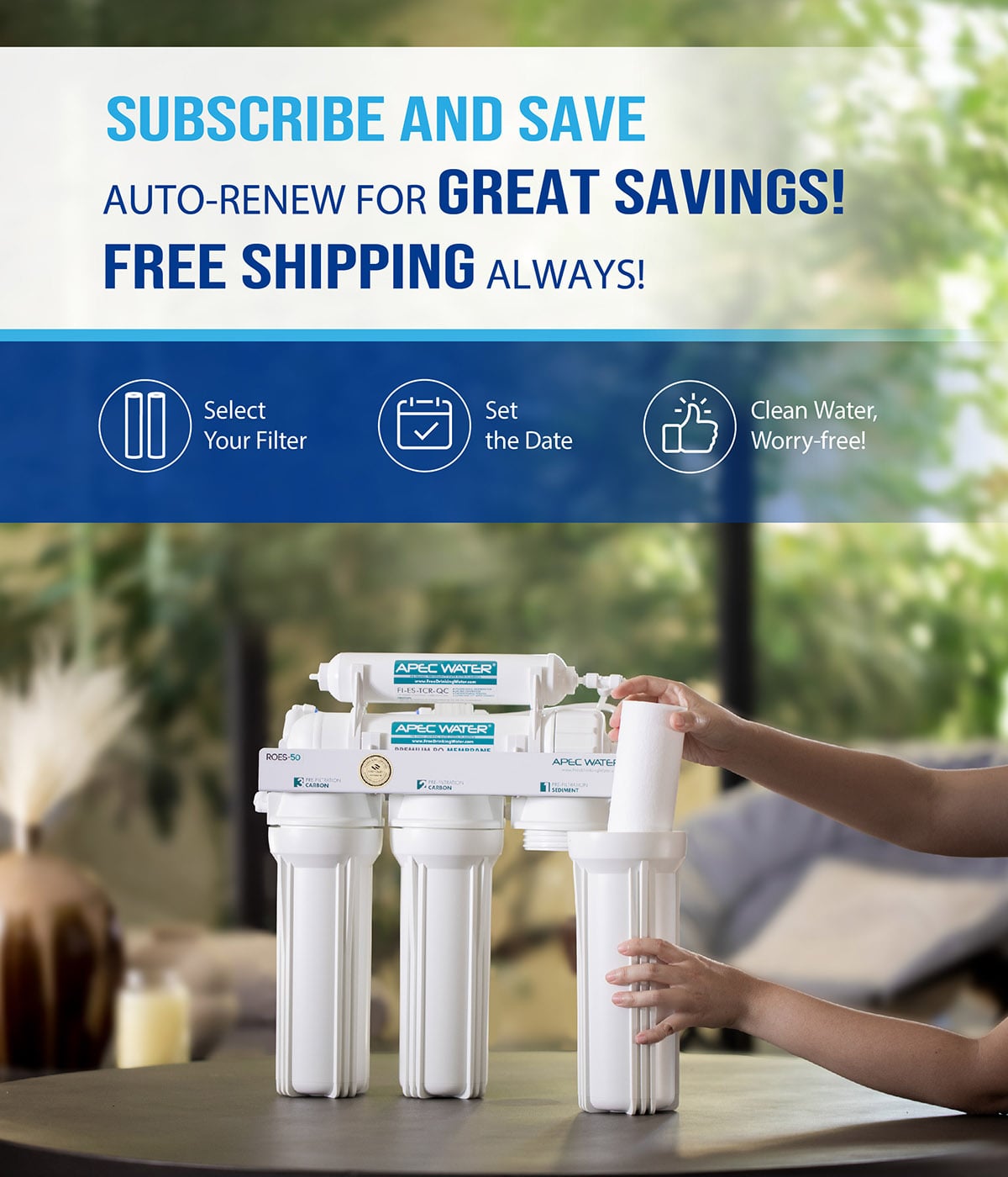 1 US Reverse Osmosis & Water Filter Systems | APEC Water