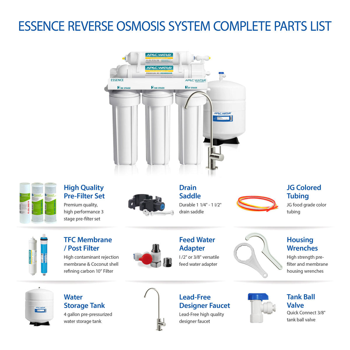 Water Fund Roes ROES-100 - Reverse Osmosis Water Filtration System