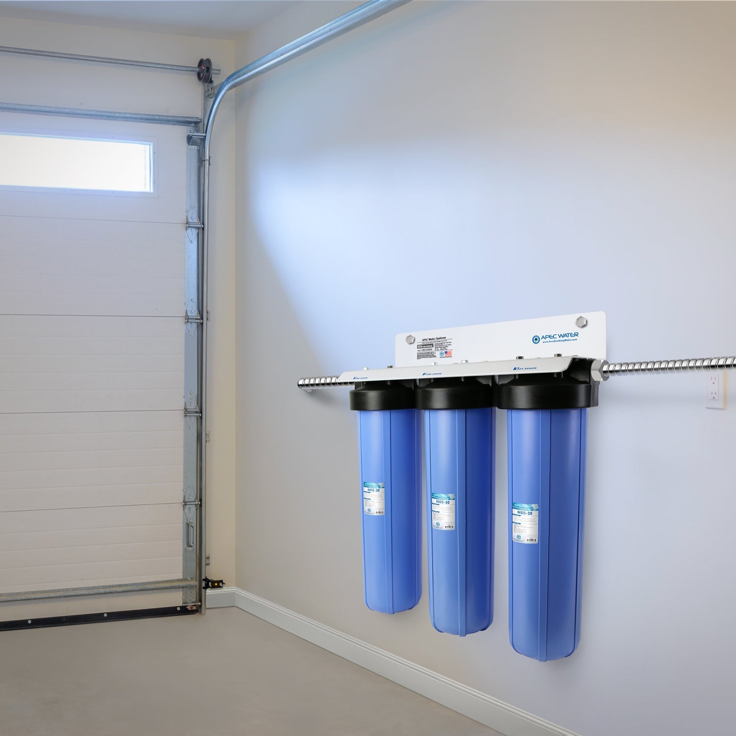 Multi Purpose 20” BB Sediment, GAC Carbon and Carbon Block Combo Water Filter