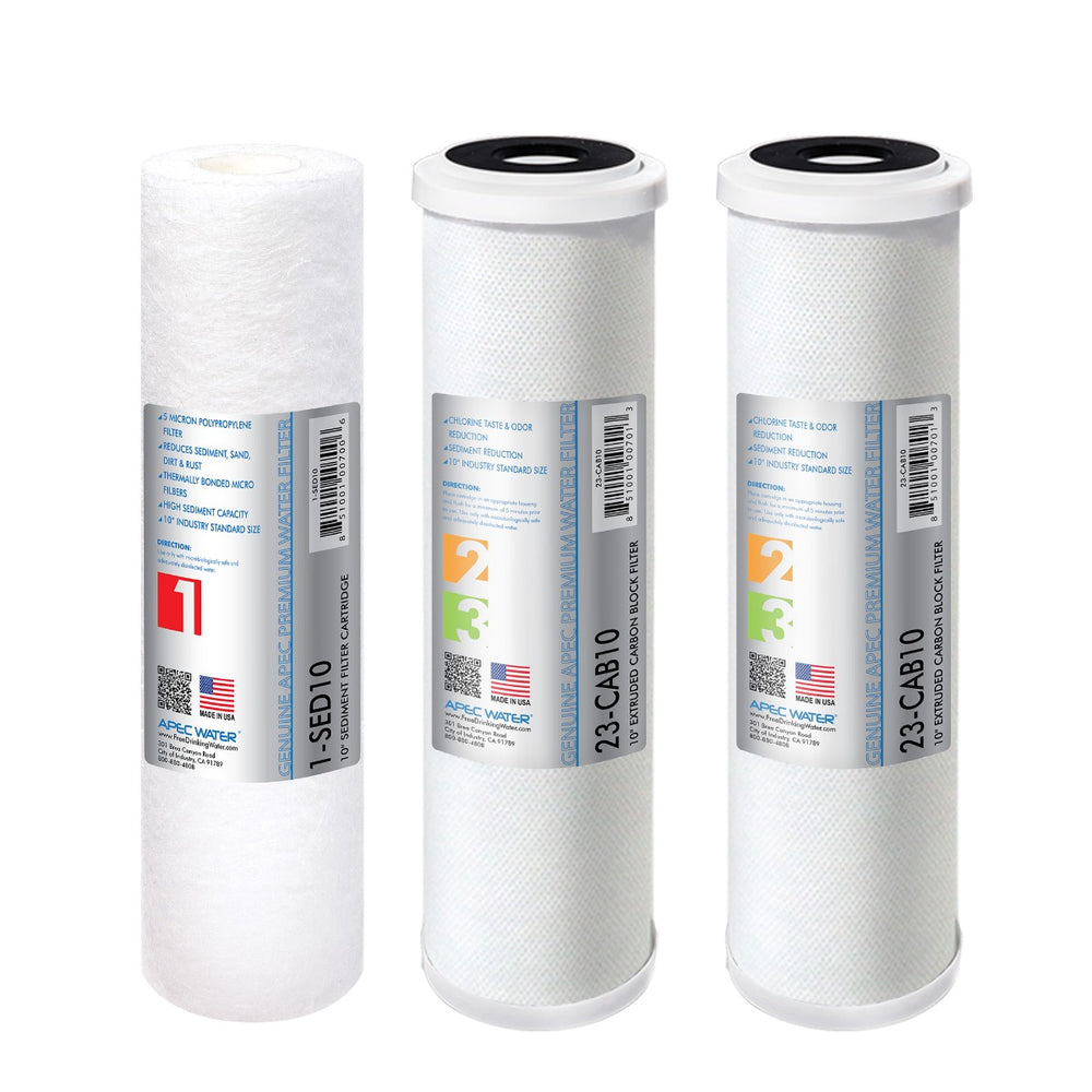 Pre-Filter Set for Ultimate RO Systems Stages 1-3