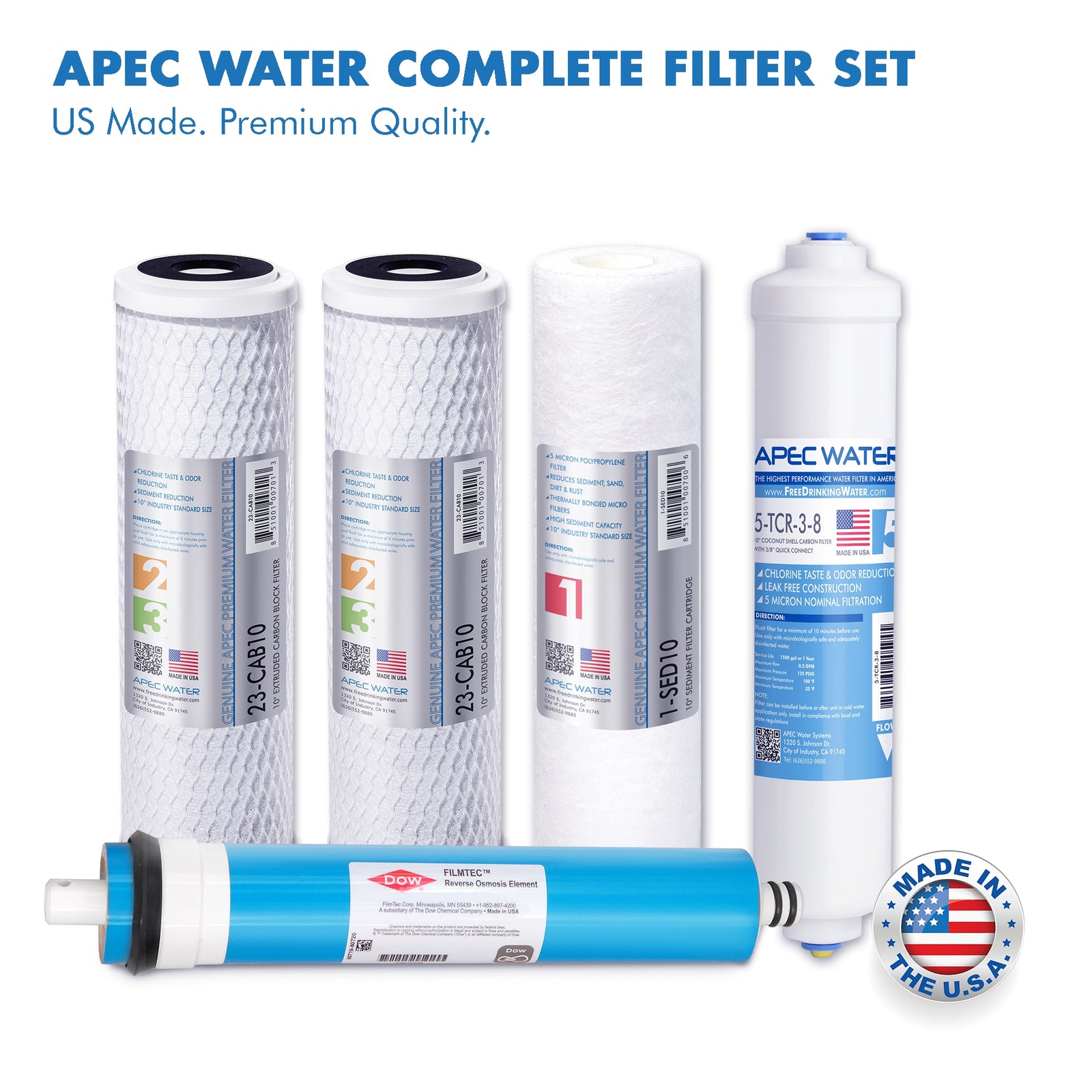RO-Hi 90 GPD High Output Under Sink RO Filtration System