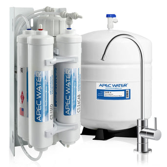 RO-QUICK90 – Ultimate Compact 4-Stage 90 GPD High Output Undersink Reverse Osmosis Water Systems for Drinking Water
