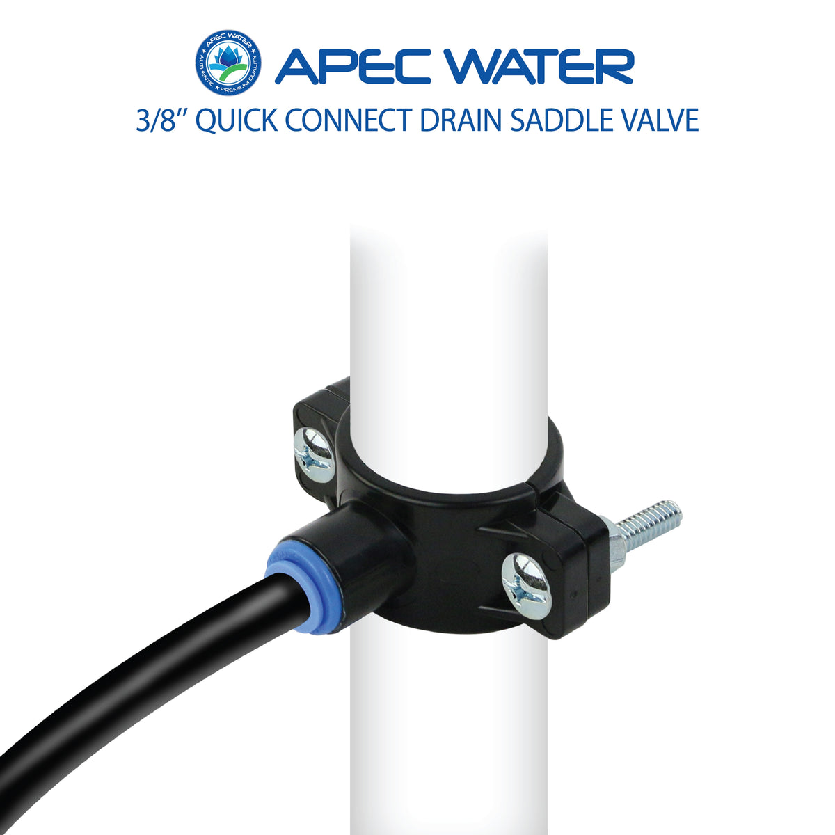 APEC Drain Saddle Valve 3/8