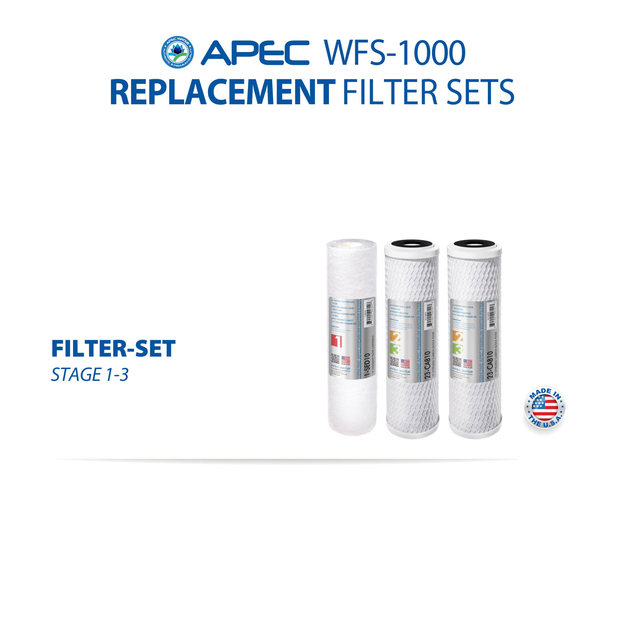 WFS-1000 Super Capacity 3 Stage Water Filtration System